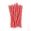 Sour Punch Strawberry Straws Raw Candy on White Background- Sour Strawberry Straws - Sour Straw Candy