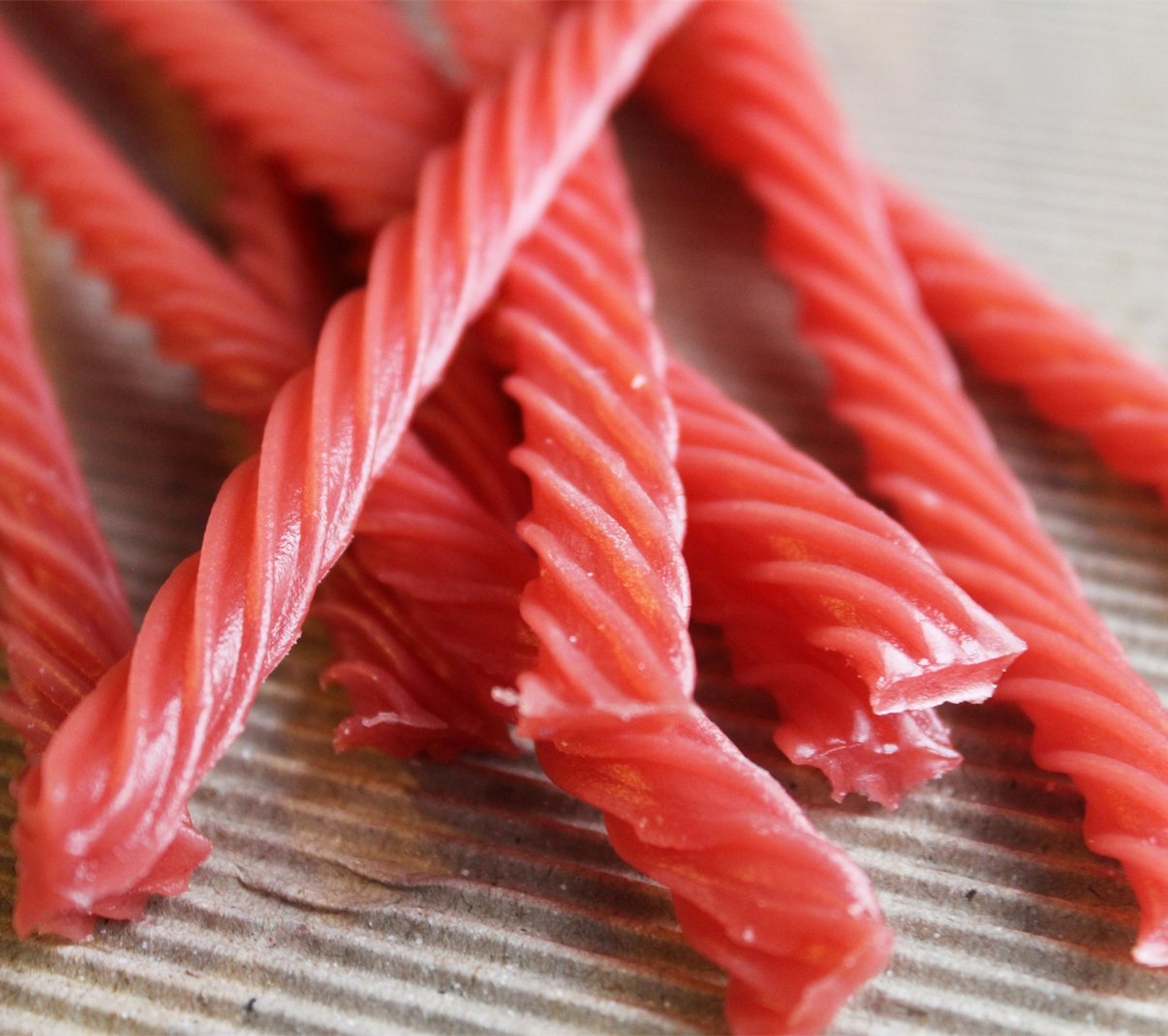 RED VINES Made Simple Mixed Berry Twists candy close up