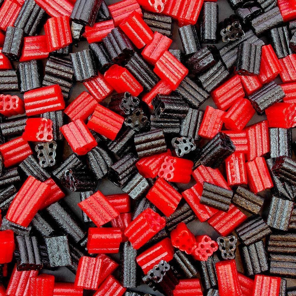 RED VINES Original Red & Black Licorice Mixed Bites, 16oz Bag - American Licorice Company