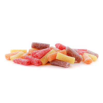 Sour Punch Bites Fan Favorites Raw Candy - Chewy Candy Favorites - Fruit Punch Candy, Tangerine Candy, Grape Candy, Lemon Candy