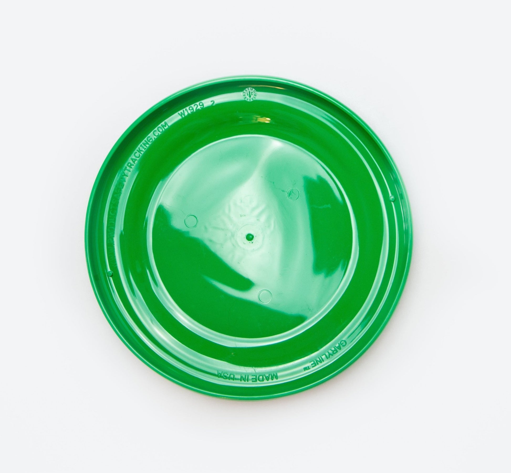 Blank underside of SOUR PUNCH Branded Frisbee