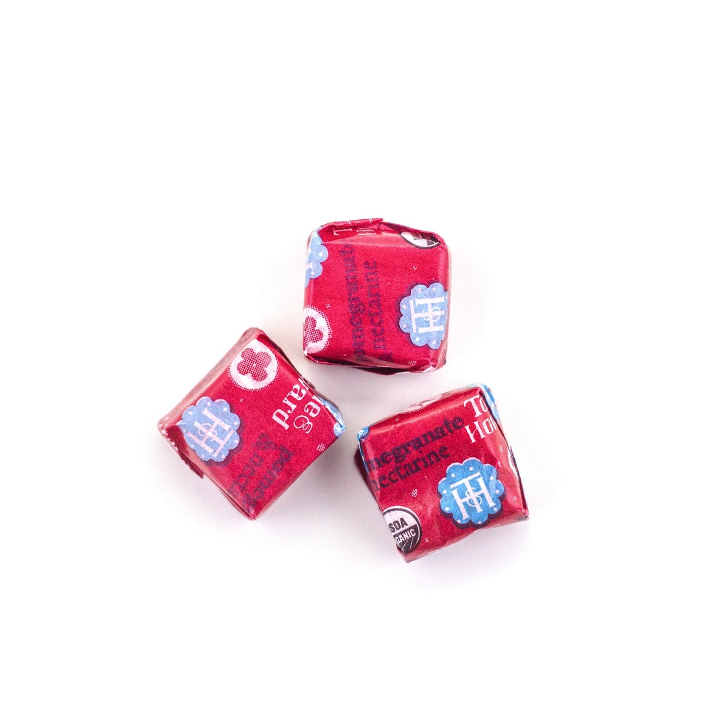 Chewie Fruities Pomegranate & Nectarine individually wrapped candy chews