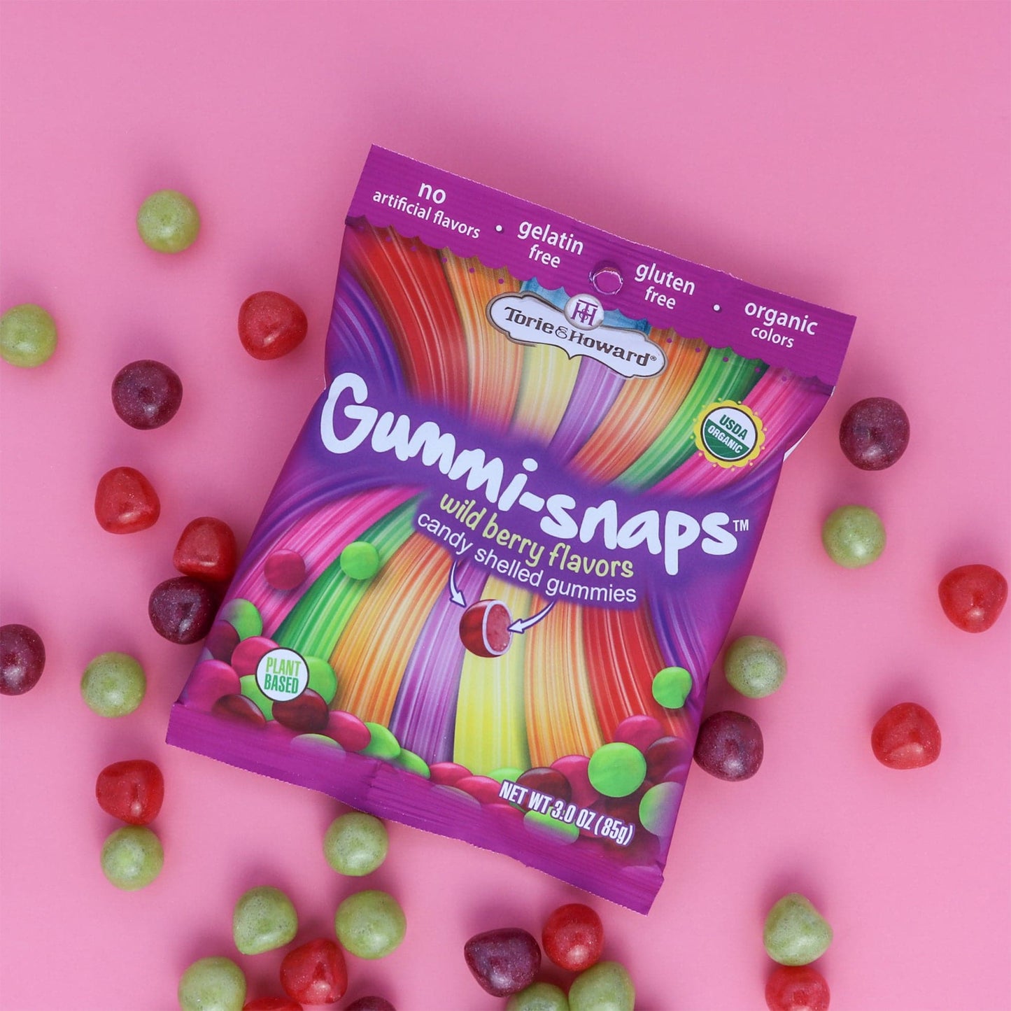 Torie & Howard® Wild Berry Gummi-Snaps™, 3oz Bag - American Licorice Company