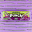 Sour Punch Grape Candy Straws on Purple Background - Sour Punch Grape Straws